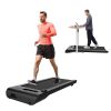 Walking Pad Treadmill Under Desk-Under Desk Treadmill for Office Home,2 in 1 Desk Treadmill Space Saving with Treadmill Mat,Remote Control,LED Display