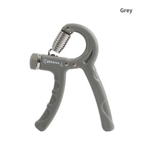 NEW 5-60Kg Gym Fitness Hand Grip Men Adjustable Finger Heavy Exerciser Strength for Muscle Recovery Hand Gripper Trainer (Color: grey)