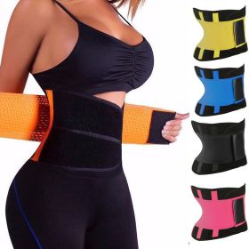 Waist Trainers for Men Women Waist Trimmers Workout Sweat Band Belt for Back Stomach Support (Color: Pink, size: 3XL)