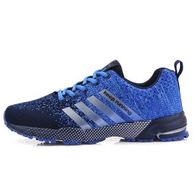 Running Shoes Breathable Men's Sneakers Fitness Air Shoes Cushion Outdoor Brand Sports Platform Mens Sneakers Zapatos De Mujer (Color: 8702 blue, size: 41)