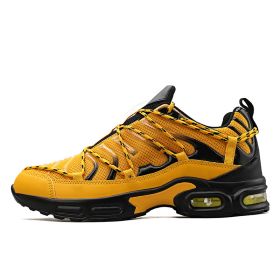 Running Shoes Breathable Men's Sneakers Fitness Air Shoes Cushion Outdoor Brand Sports Platform Mens Sneakers Zapatos De Mujer (Color: 106yellow, size: 43)