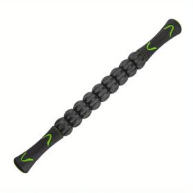 1pc Muscle Fascia Stick Release Muscle Roller Stick, Suitable For Athletes - Reducing Soreness (Color: BLACK)