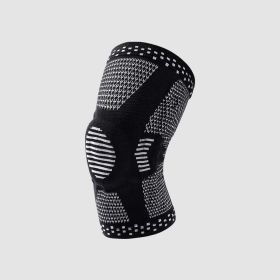 FitVille Wrap-up Knee Brace (Color: BLACK, size: XL)