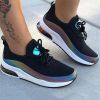 NewFashion Sneakers Mixed Color Ladies Flats Women Casual Vulcanized