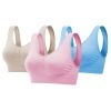 3 Pack Sport Bras For Women Seamless Wire free Bra Light Support Tank Tops For Fitness Workout Sports Yoga Sleep Wearing