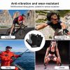 Breathable Fitness Gloves Gym Weightlifting Thin Non-slip Half Finger Cycling Gloves Equipment Yoga Bodybuilding Training Sports Pink Color