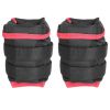 Ankle Weights Set 2.2/4.4LBS Pair Wrist Arm Ankle Weight with Iron Sandbags Fillings