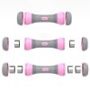 1 pair Ladies Adjustable Dumbbells Fitness Equipment Barbell Tablets Cast Iron Coated Plastic Yoga Dumbbell Plastic Dumbbells 2 Kilos to 4kilos Weight